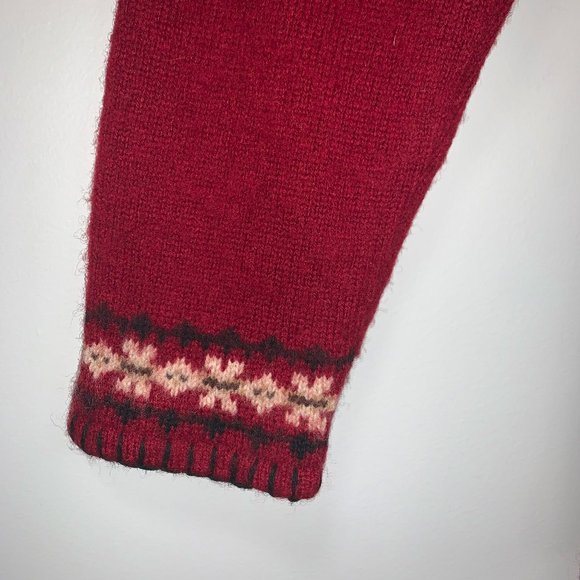 Newton Trading Co. Hoodie Fairisle Wool Sweater - Picture 6 of 8